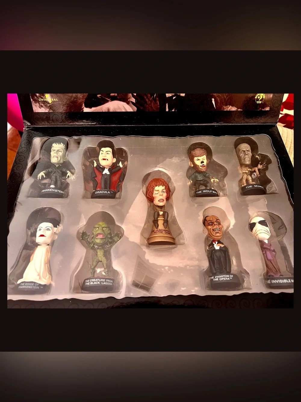 Universal Studios Monsters Little Big Heads Limited Edition Boxed Set 1998